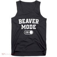 Beaver Mode On Costume Funny Dam Builder Gift Animal Lover Tank Top thumb 0