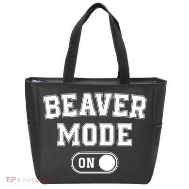 Beaver Mode On Costume Funny Dam Builder Gift Animal Lover Tote Bag