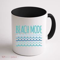 Beach Mode Ocean Wave Coffee Mug thumb 1