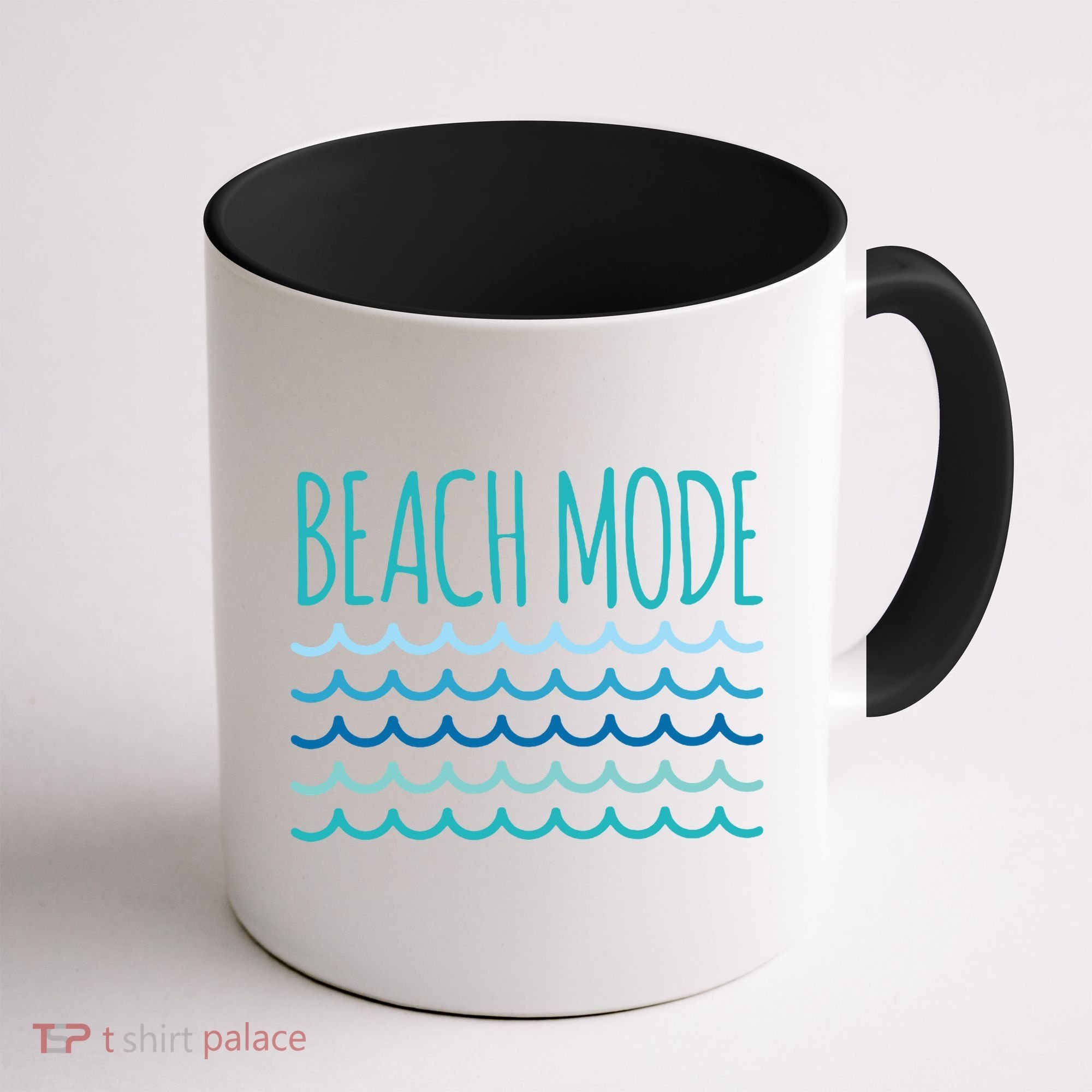 Beach Mode Ocean Wave Coffee Mug