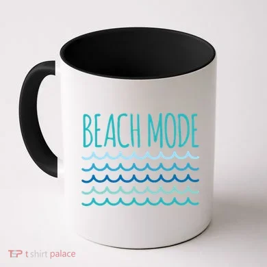 Beach Mode Ocean Wave Coffee Mug