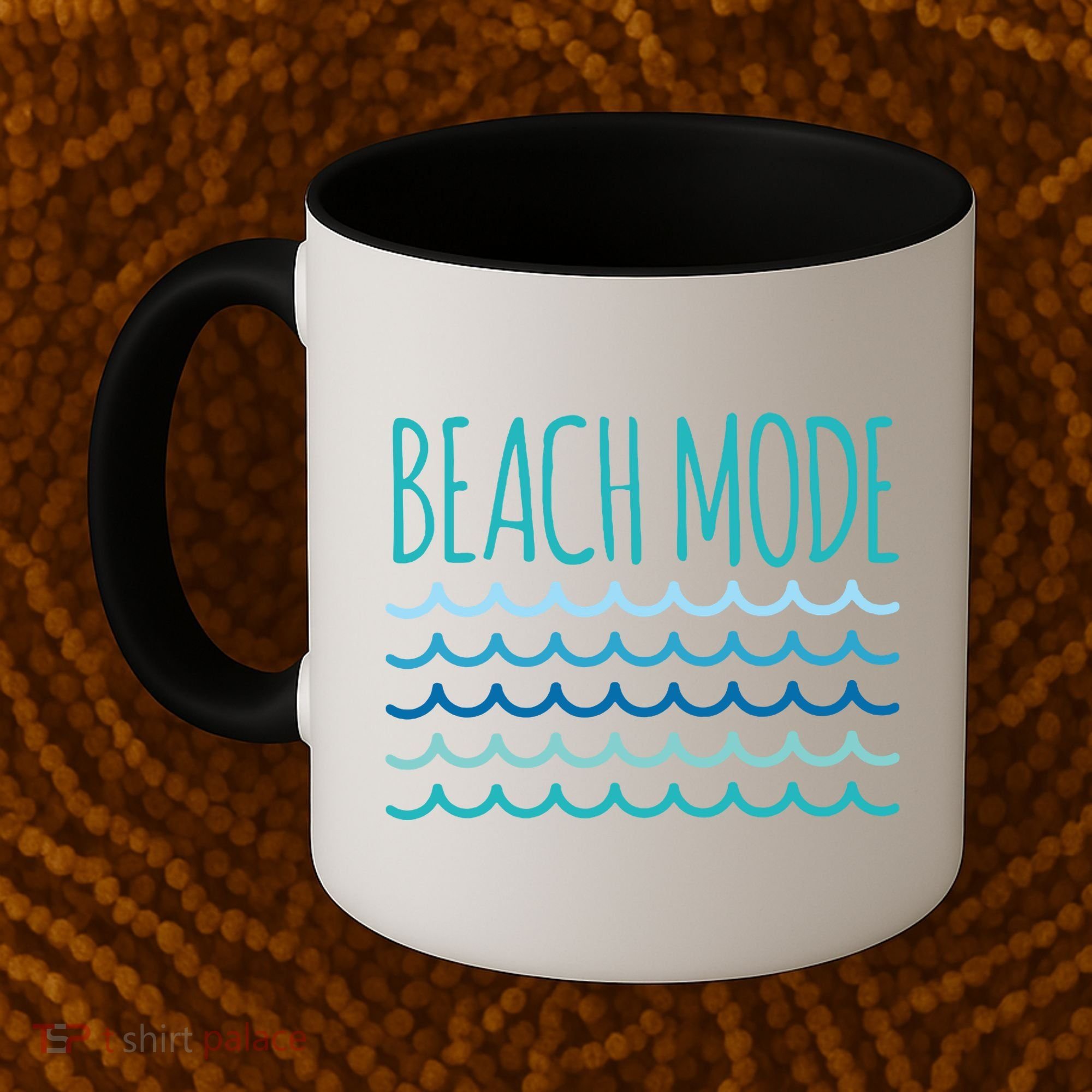 Beach Mode Ocean Wave Coffee Mug