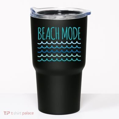 Beach Mode Ocean Wave Tumbler