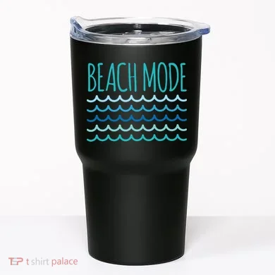 Beach Mode Ocean Wave Tumbler