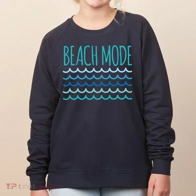 Beach Mode Ocean Wave Women's Sweatshirt