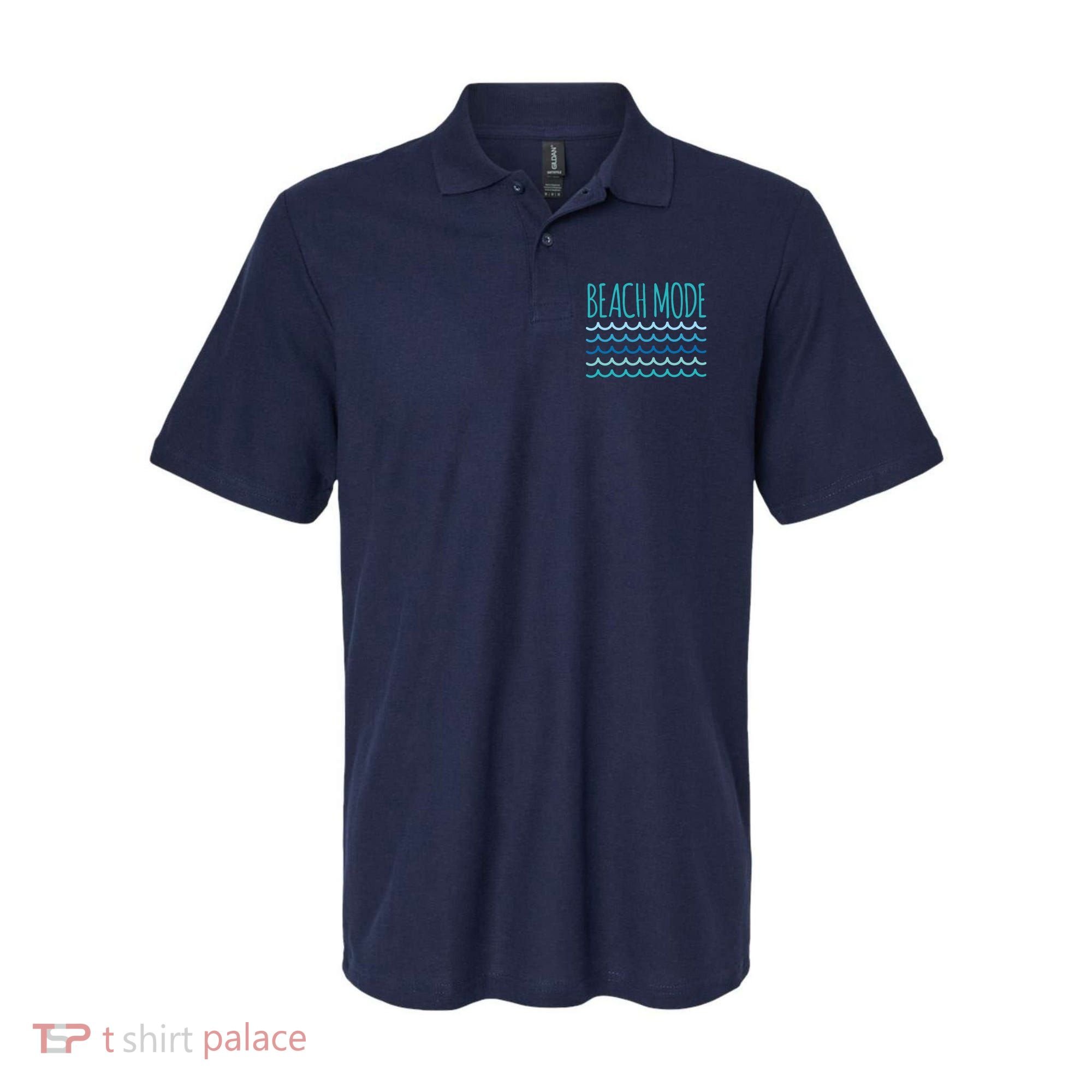 Beach Mode Ocean Wave Polo