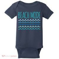 Beach Mode Ocean Wave Baby Bodysuit thumb 0