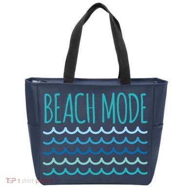 Beach Mode Ocean Wave Tote Bag