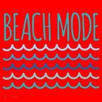 Beach Mode Ocean Wave Santa Hat thumb 1