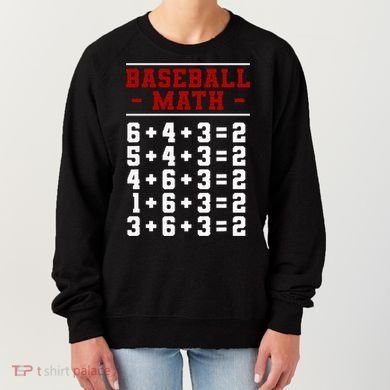 Baseball Math Operation Double Play Mathematician Women's Sweatshirt