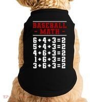 Baseball Math Operation Double Play Mathematician Doggie Tank thumb 0