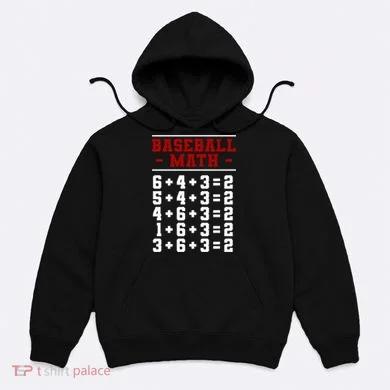 Baseball Math Operation Double Play Mathematician Hoodie