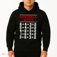 Baseball Math Operation Double Play Mathematician Hoodie thumb 2