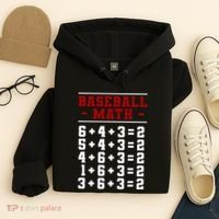 Baseball Math Operation Double Play Mathematician Hoodie thumb 4
