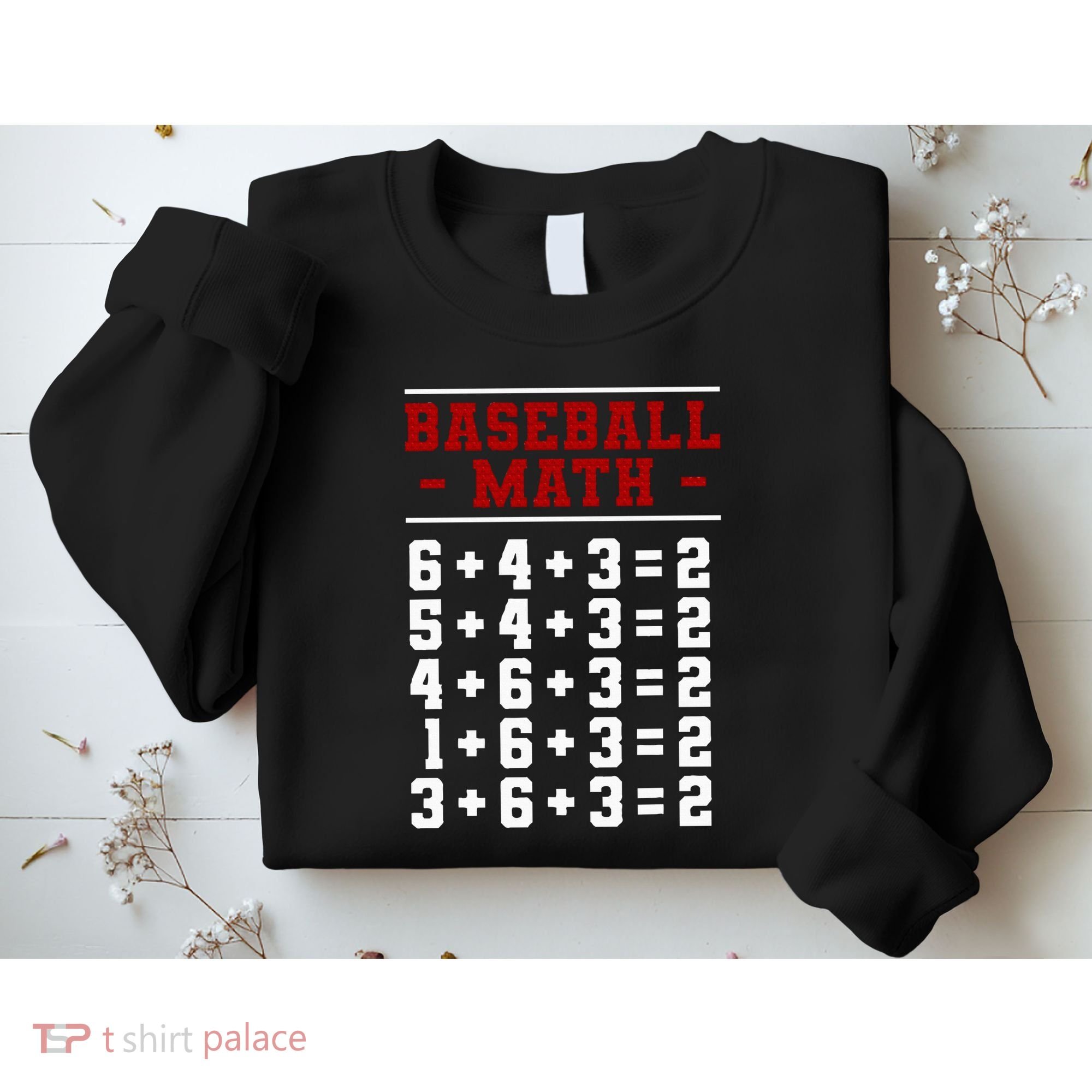 Baseball Math Operation Double Play Mathematician Sweatshirt