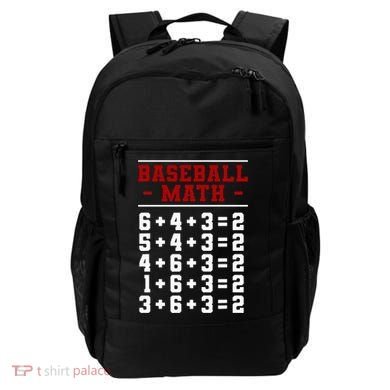 Baseball Math Operation Double Play Mathematician Backpack