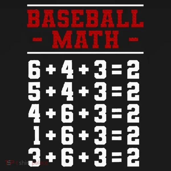 Baseball Math Operation Double Play Mathematician Coaster