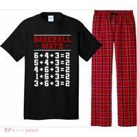 Baseball Math Operation Double Play Mathematician Pajama Set thumb 0