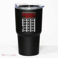 Baseball Math Operation Double Play Mathematician Tumbler thumb 0