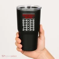 Baseball Math Operation Double Play Mathematician Tumbler thumb 2