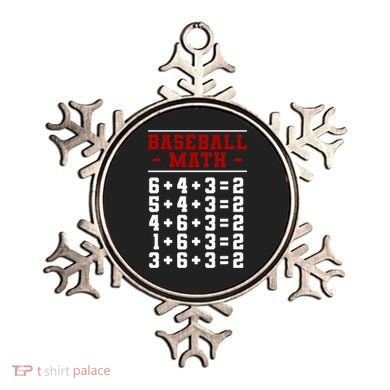 Baseball Math Operation Double Play Mathematician Ornament