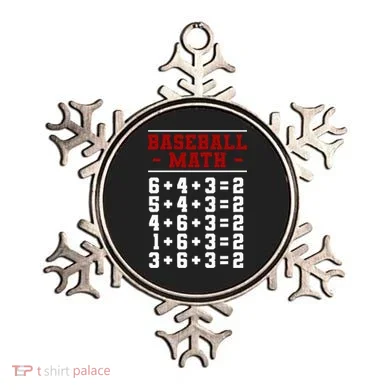 Baseball Math Operation Double Play Mathematician Ornament
