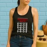 Baseball Math Operation Double Play Mathematician Women's Tank Top thumb 2
