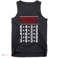 Baseball Math Operation Double Play Mathematician Tank Top thumb 0