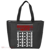 Baseball Math Operation Double Play Mathematician Tote Bag thumb 0