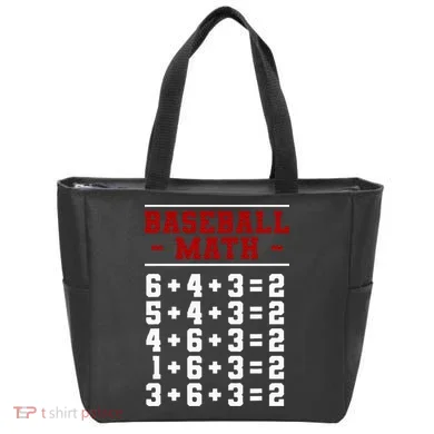 Baseball Math Operation Double Play Mathematician Tote Bag