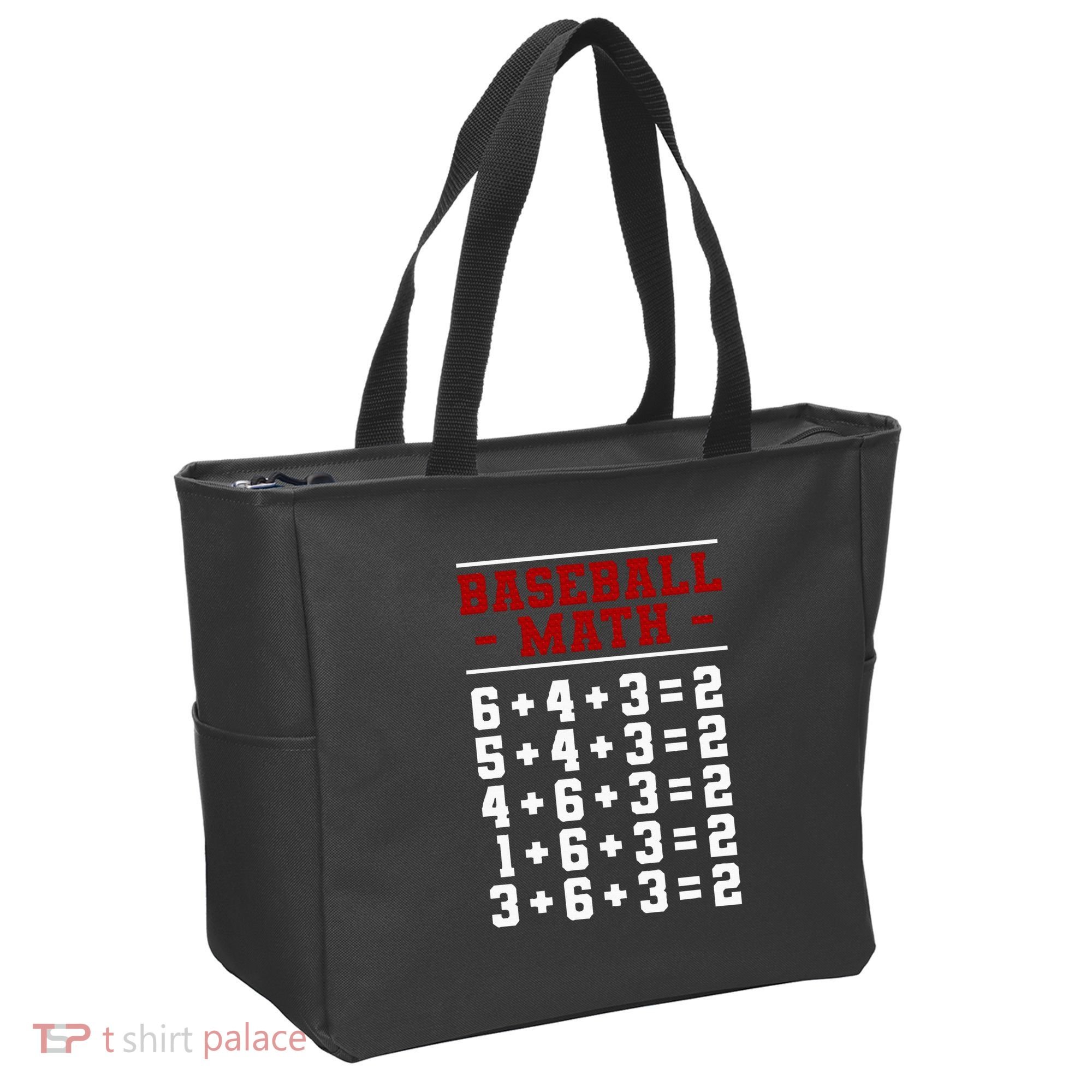 Baseball Math Operation Double Play Mathematician Tote Bag
