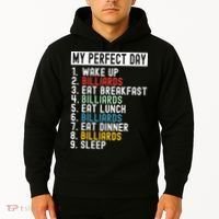 Billiards My Perfect Day Billiards Dad Gift For Father’s Day Hoodie thumb 2