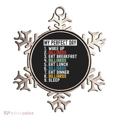 Billiards My Perfect Day Billiards Dad Gift For Father’s Day Ornament