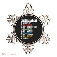 Billiards My Perfect Day Billiards Dad Gift For Father’s Day Ornament thumb 0