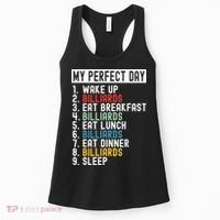 Billiards My Perfect Day Billiards Dad Gift For Father’s Day Women's Tank Top thumb 0