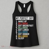 Billiards My Perfect Day Billiards Dad Gift For Father’s Day Women's Tank Top thumb 3