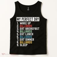 Billiards My Perfect Day Billiards Dad Gift For Father’s Day Tank Top thumb 2