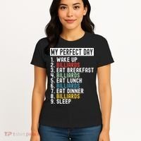 Billiards My Perfect Day Billiards Dad Gift For Father’s Day Women's T-Shirt thumb 4