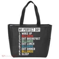 Billiards My Perfect Day Billiards Dad Gift For Father’s Day Tote Bag thumb 0