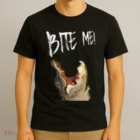 Bite Me! Printed Alligator Vintage T-Shirt thumb 3