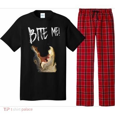 Bite Me! Printed Alligator Vintage Pajama Set