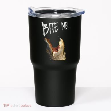 Bite Me! Printed Alligator Vintage Tumbler