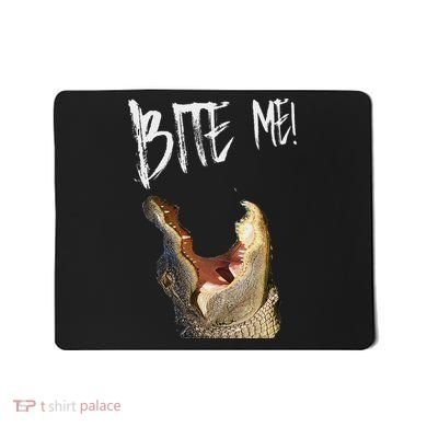 Bite Me! Printed Alligator Vintage Mousepad