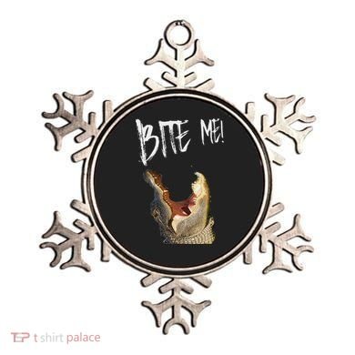 Bite Me! Printed Alligator Vintage Ornament