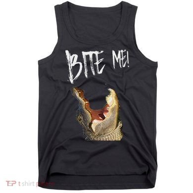 Bite Me! Printed Alligator Vintage Tank Top