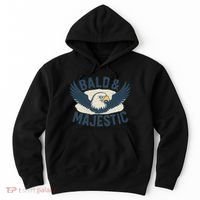 Bald & Majestic - Perfect Gift for Dads Hoodie thumb 0