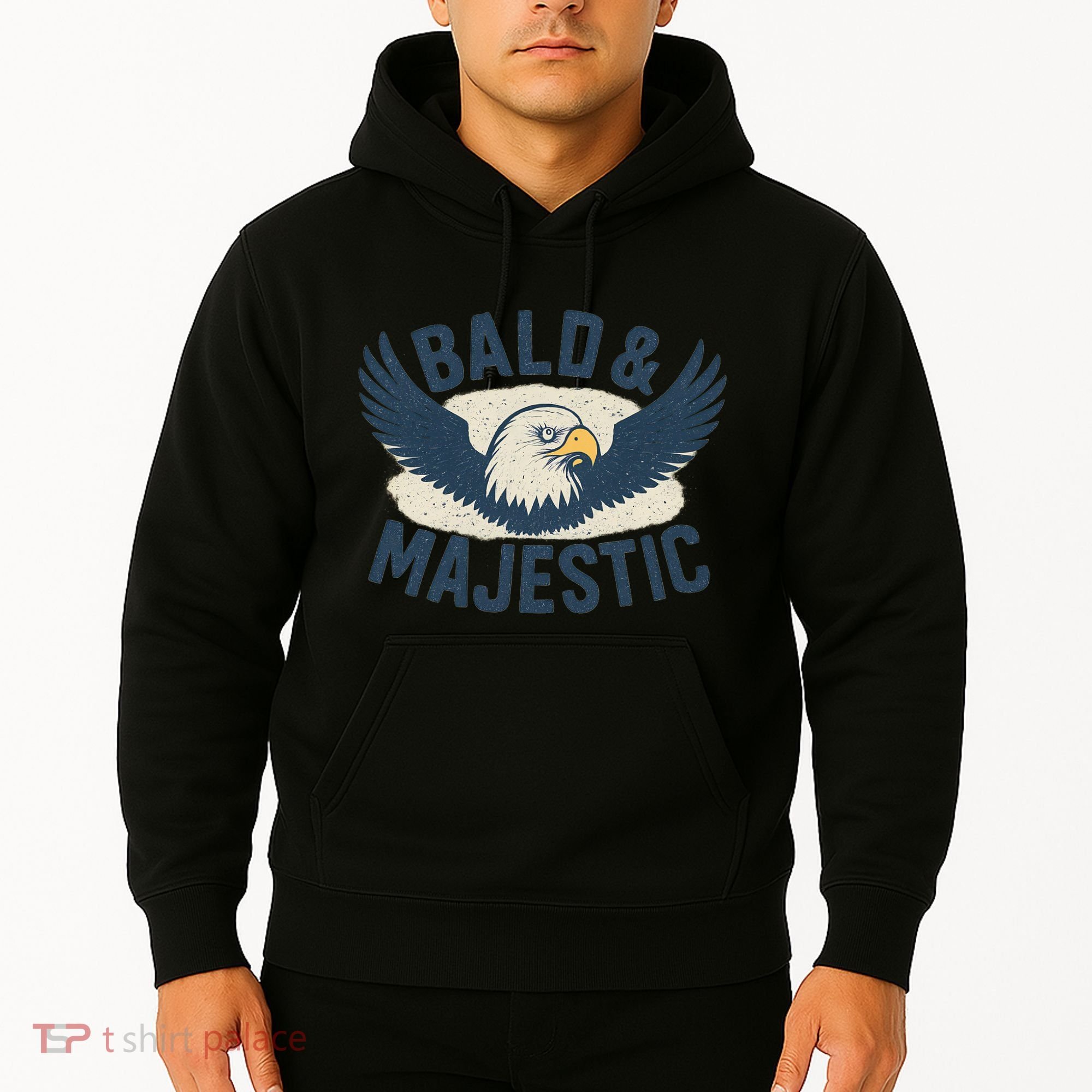 Bald & Majestic - Perfect Gift for Dads Hoodie