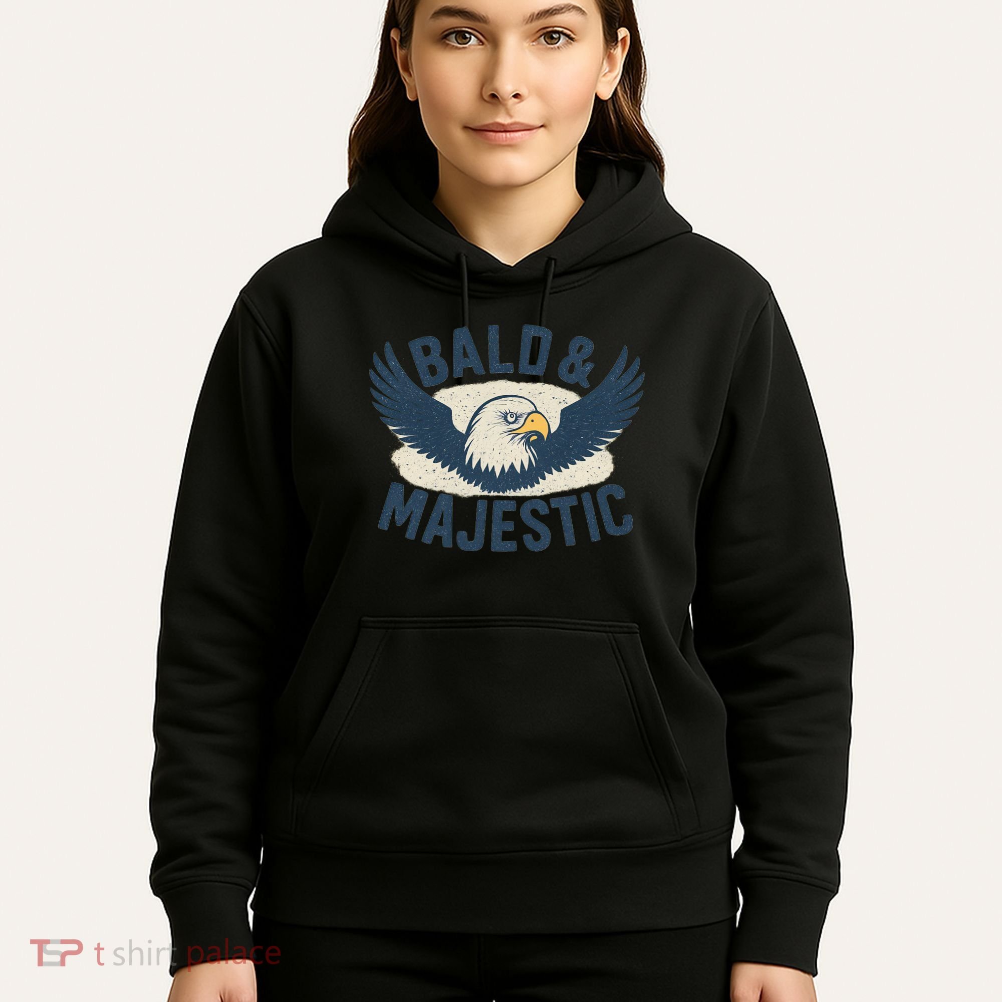 Bald & Majestic - Perfect Gift for Dads Hoodie