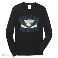 Bald & Majestic - Perfect Gift for Dads Long Sleeve Shirt thumb 0