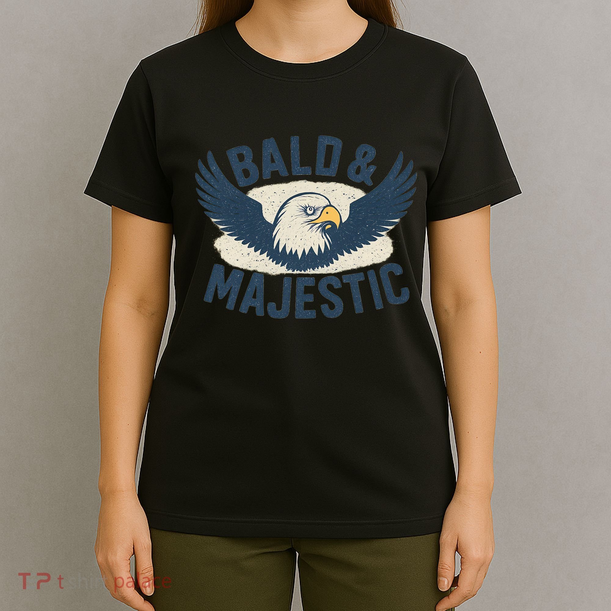 Bald & Majestic - Perfect Gift for Dads T-Shirt